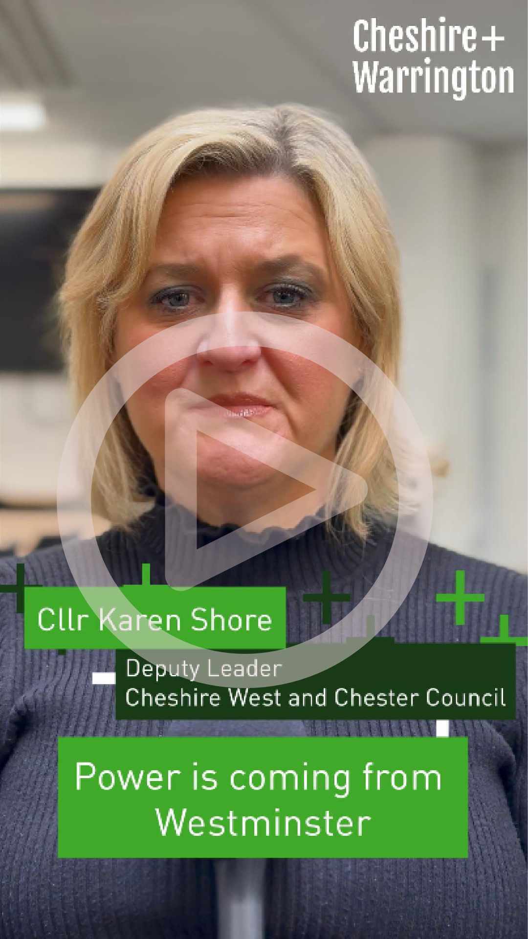 Cllr Karen Shore video play button
