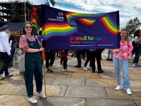 Jacqui and Leanne at pride last year