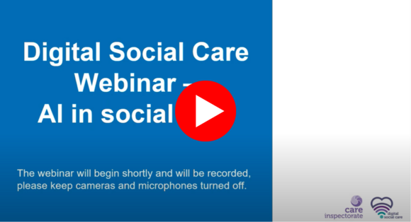 Watch a recording of the AI in social care webinar