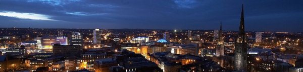 Coventry at night