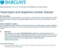 Barclays Phone Checker