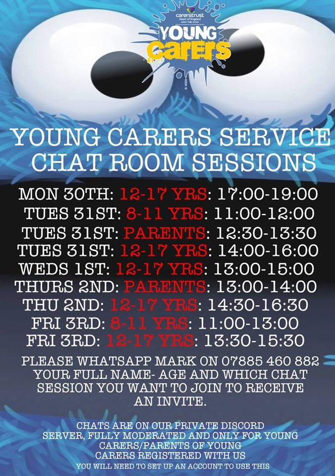 Young Carers Chat room