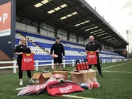Pictured: Debbie Watson, Paul Sculthorpe, MBE  and Alan Robinson.