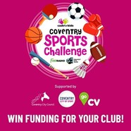 A graphic that says Coventry Sports Challenge