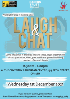 Carers Drop In - Laugh & Chat