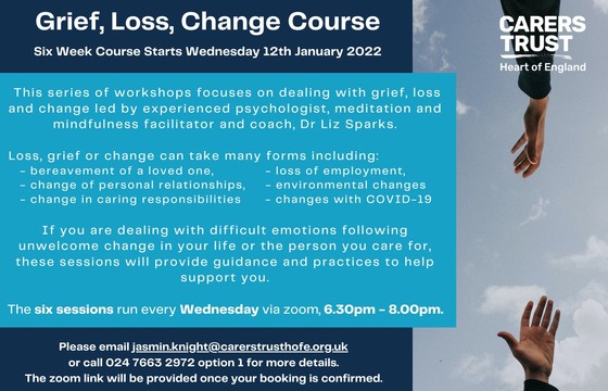 Grief, Loss and Change sessions