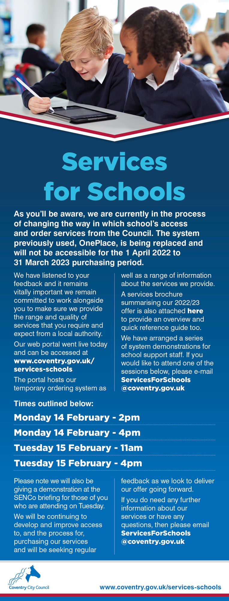 Services for Schools