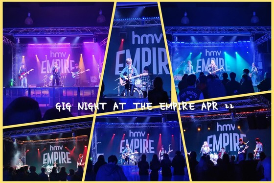 gig night image of all the groups performing
