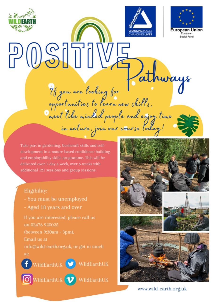 Positive Pathways Programme - Wild Earth - May 2022
