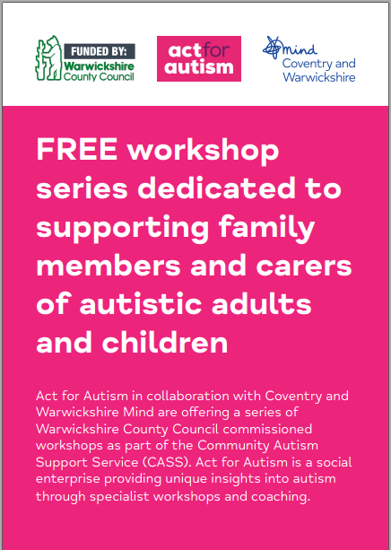 Act for Autism Workshops poster