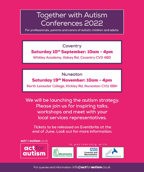 Together with Autism Conferences 2022 Poster
