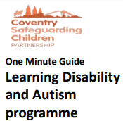 One Minute Guide Learning Disability and Autism programme image
