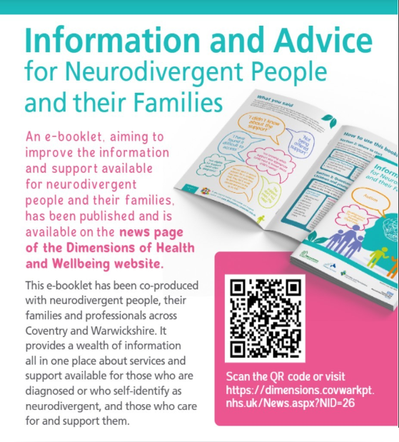 Neurodivergent booklet poster