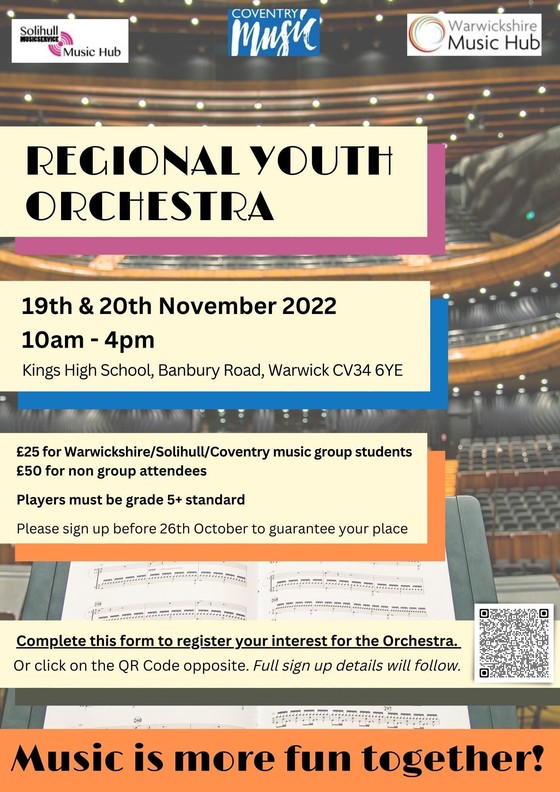 regional orchestra flyer