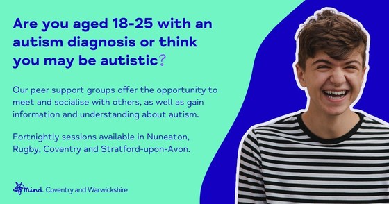 Autism Peer Support Groups poster Nov 2022