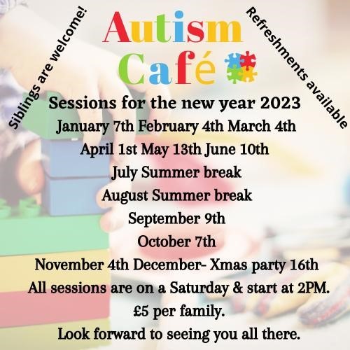 Autism Cafe poster 2023