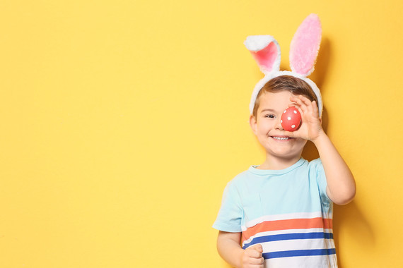 Boy with egg