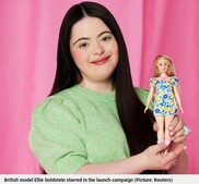 Launch campaign image - first barbie doll with down's syndrome