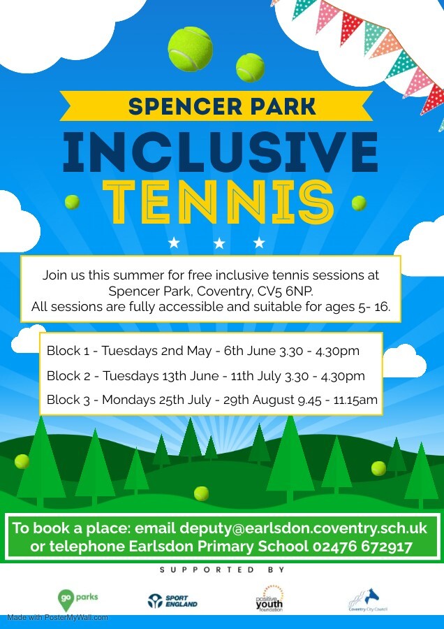 Inclusive Tennis poster