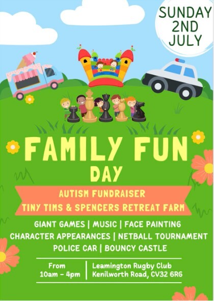 Family Fun Day poster 2nd July 2023