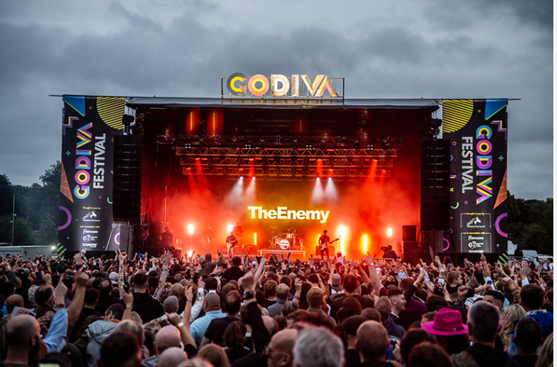 Godiva festival crowd picture 