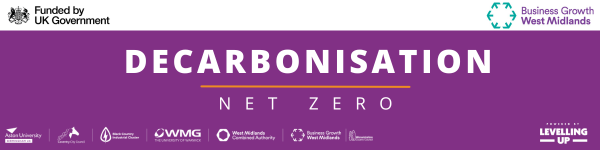 Decarbonisation Net Zero logo with partner logos