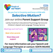 Selective mutism support group poster