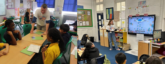 Climate Ed Volunteers in Class