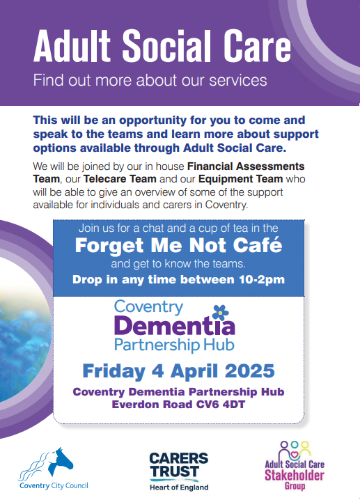 Dementia Hub Leaflet Apr25