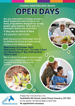 Adult Education Open days