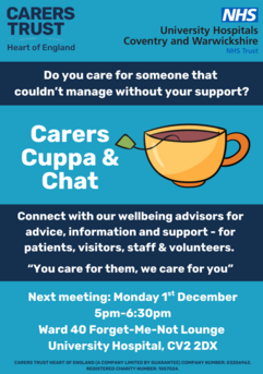 carers cuppa and chat