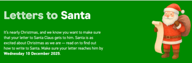Royal Mail letters to Santa image