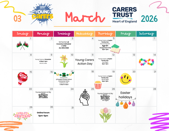 Young Carer TImetab;e