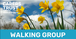 Carers Trust Walking Group poster