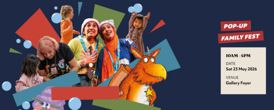Pop Up Family Fest Poster May 2026