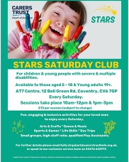 STARS SATURDAY CLUB poster May 2026