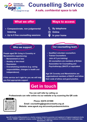 age uk counselling