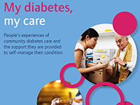 My diabetes, my care report cover