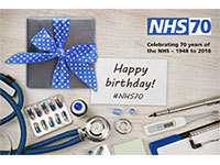 NHS70 birthday card