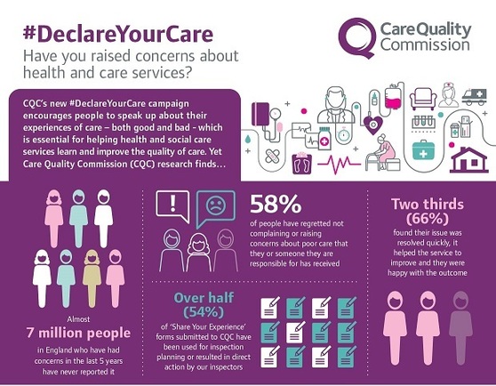 Declare your care campaign infographic
