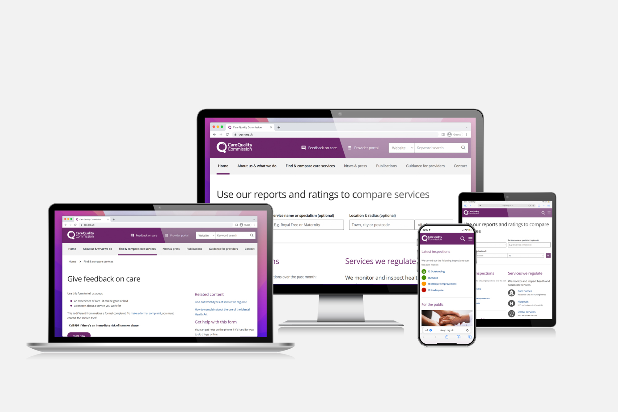 CQC’s upgraded website is now live