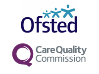Ofsted and CQC logos