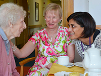 A member of CQC staff visiting a provider