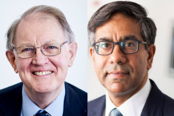 Sir Mike Richard and Dr Arun Chopra