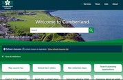 Cumberland website homepage 