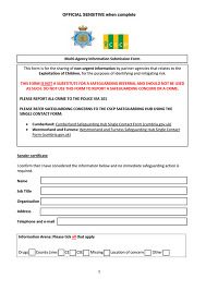 Multi-Agency Partner Information Submission Form
