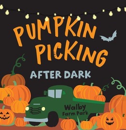 Pumpkin picking after dark