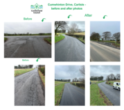 Cumwinton Road improvements