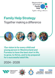 Westmorland & Furness Family Help Strategy front cover 2024-28