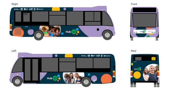 Hub2U bus designs